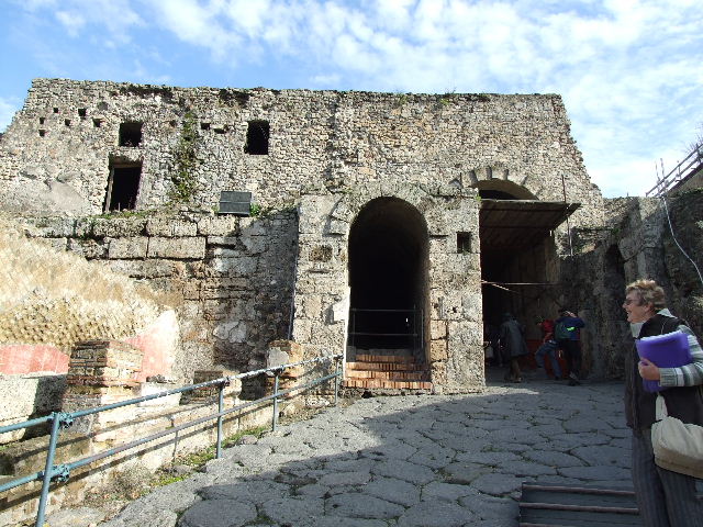Site of Street Altar at Porta Marina 