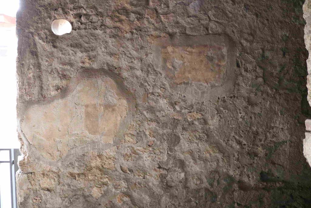 I.10.1 Pompeii. December 2018. Looking towards north wall of atrium, with remaining lararium painting. Photo courtesy of Aude Durand.