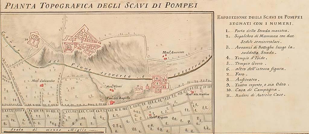Pompeii 1800-1810.