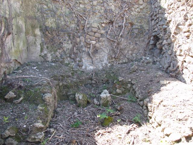 I.3.30 Pompeii.  March 2009.   Entrance corridor looking north, across the West Portico of the peristyle garden.