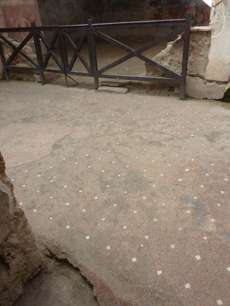I.6.15 Pompeii. October 2014. Looking north across flooring of south portico from end of corridor 7.    
Foto Annette Haug, ERC Grant 681269 DCOR
