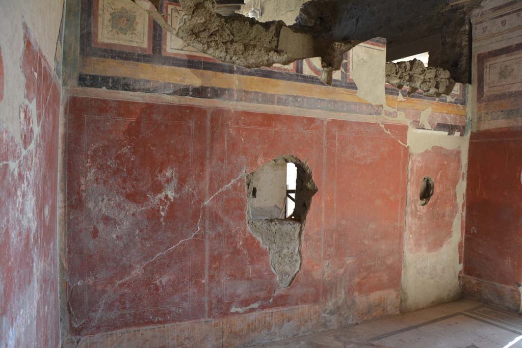 I.7.1 Pompeii. October 2019. East wall of oecus. 
Foto Annette Haug, ERC Grant 681269 DÉCOR.

