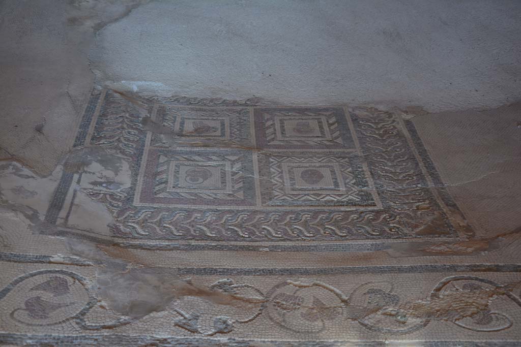 I.7.1 Pompeii. October 2019. Detail of mosaic flooring, looking north.
Foto Annette Haug, ERC Grant 681269 DÉCOR.

