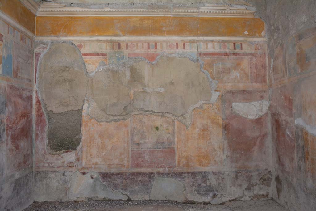 I.8.17 Pompeii. March 2019. Room 9, east wall of tablinum.
Foto Annette Haug, ERC Grant 681269 DCOR.

