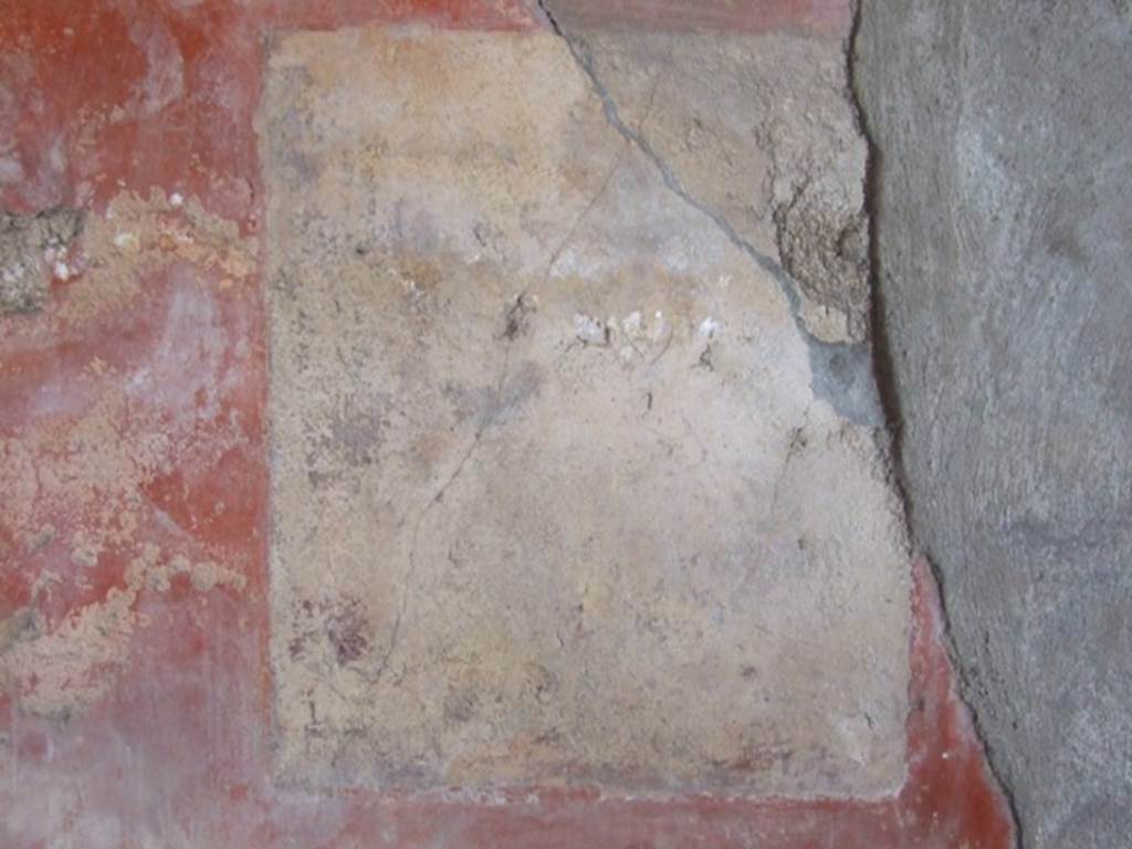 I.9.1 Pompeii. March 2009. Room11, remains of wall painting on north wall.