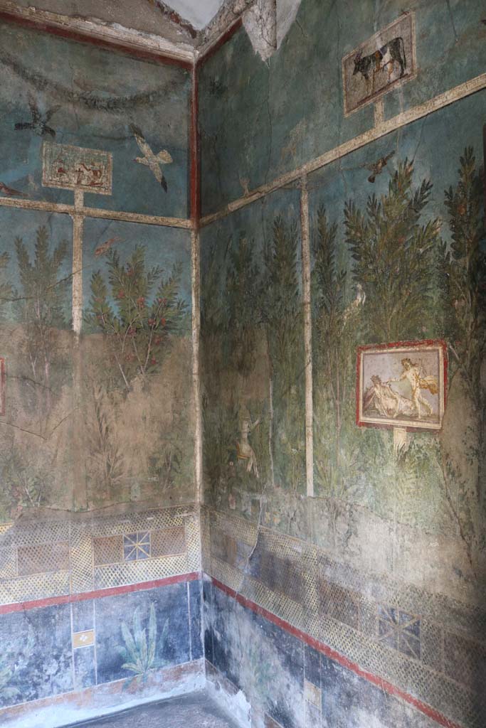 I.9.5 Pompeii. December 2018. 
Room 5, cubiculum, looking towards south-east corner. Photo courtesy of Aude Durand.
