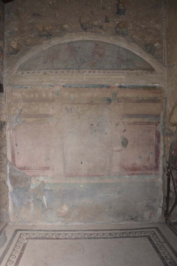 I.10.4 Pompeii. September 2019. Room 47, painted east wall.
Foto Annette Haug, ERC Grant 681269 DCOR.
