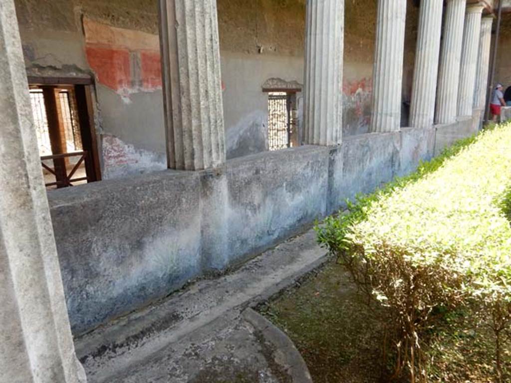 I.10.4 Pompeii. May 2017. Looking north along west portico on garden side.
Photo courtesy of Buzz Ferebee.

