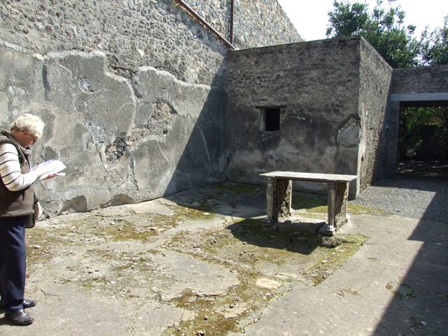 I.10.7 Pompeii. March 2009.  Room 2. Cubiculum. North wall.