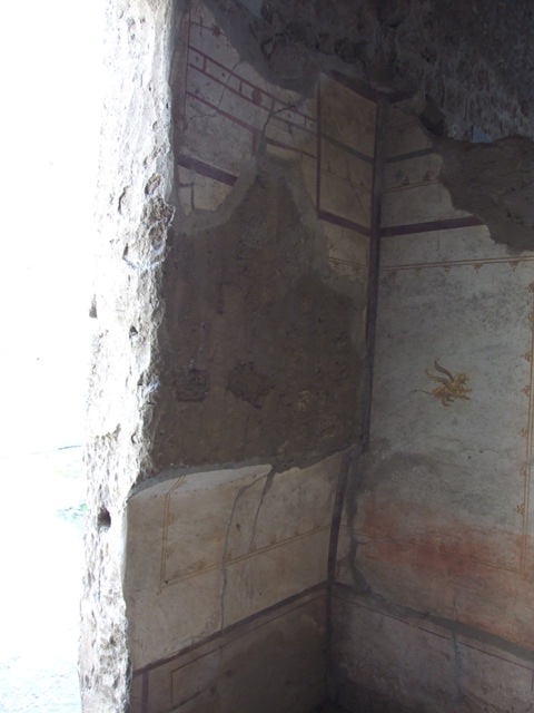 I.10.7 Pompeii. March 2009.  Details of Table leg on north west side.