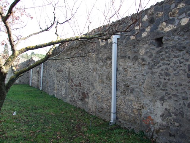1.12.14 Pompeii.  Horticultural plot.  December 2007.  Niches on north wall.