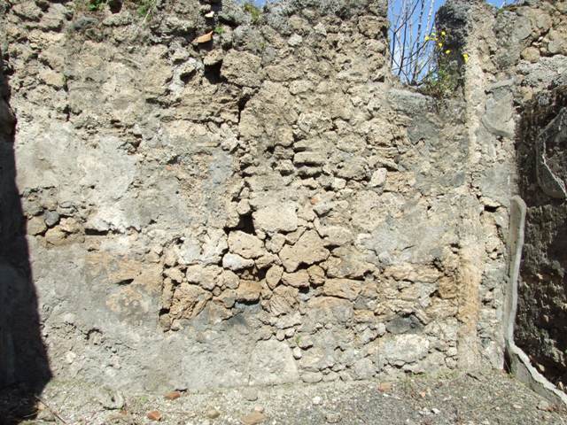 I.12.15 Pompeii.  March 2009.  Room 2. North wall with window, overlooking garden area.