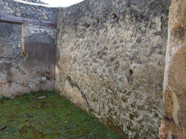 I.13.15 Pompeii. March 2009.  Room on north east side of central courtyard. South wall.