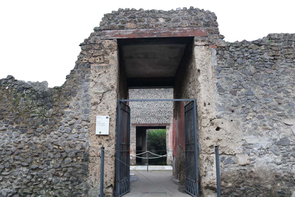 II.3.3 Pompeii. December 2018. Entrance doorway. Photo courtesy of Aude Durand.