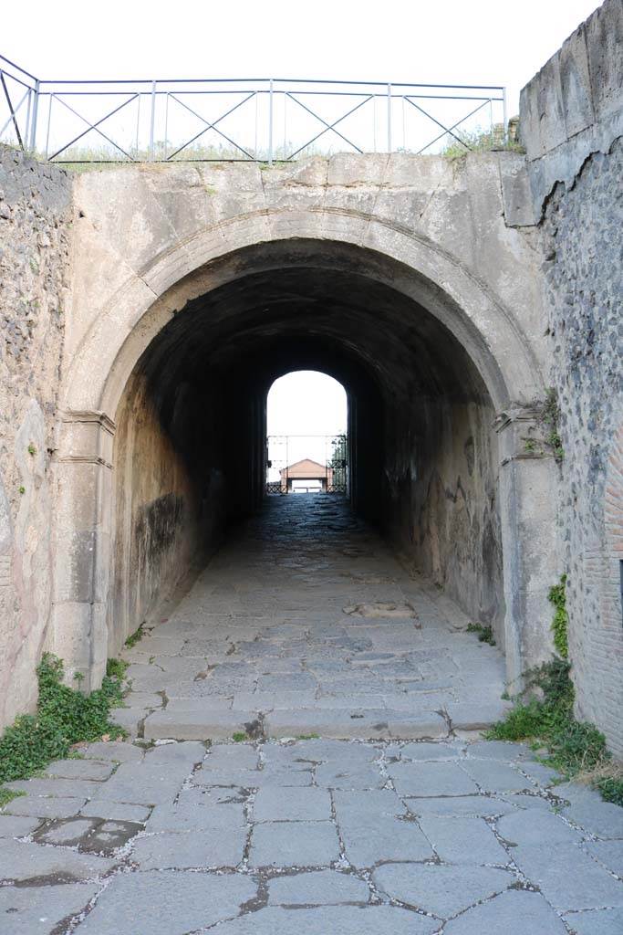 II.6 Pompeii. December 2018. 
Looking north through the north entrance corridor. Photo courtesy of Aude Durand.
