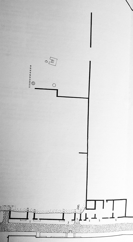 III.7.1-6 Pompeii. Plan as shown in CTP III. 
See Van der Poel, H. B., 1986. Corpus Topographicum Pompeianum, Part IIIA. Austin: University of Texas, p.64, and plan on p. 65.
