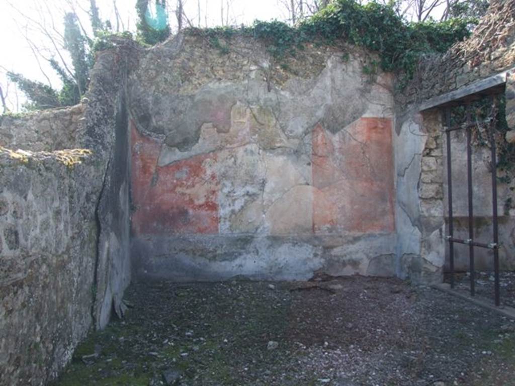 V.3.10 Pompeii.  March 2009. Triclinium.  West wall.