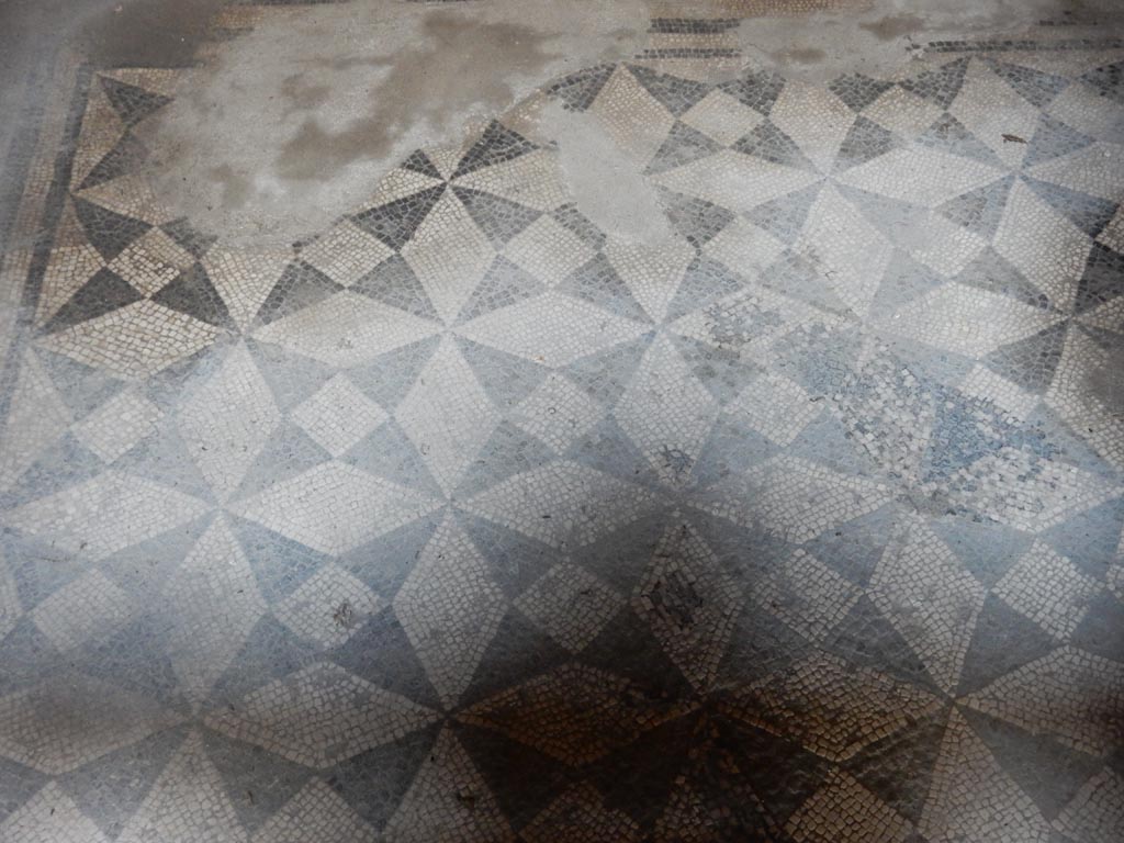 V.4.a Pompeii. May 2015. Room ‘c’, mosaic floor in cubiculum. Photo courtesy of Buzz Ferebee.