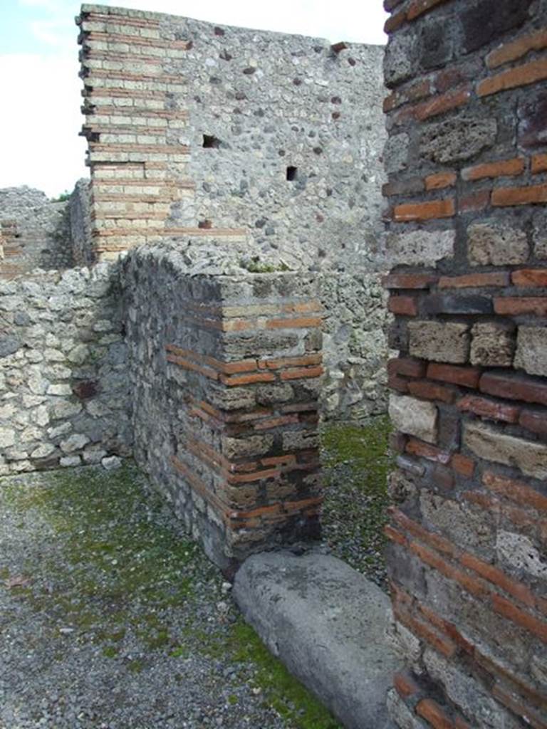 VI.3.3 Pompeii.  March 2009.  Doorway to Room 3, Cubiculum.