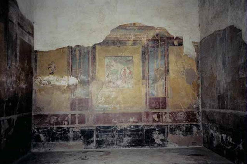VI.8.3 Pompeii. February 2009. Room 12. Dining room. East wall. Photo courtesy of Rick Bauer.