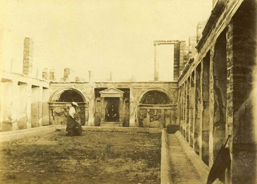 VI.10.7 Pompeii. (circa 1890). Garden area, looking south. Photo courtesy of Davide Peluso.