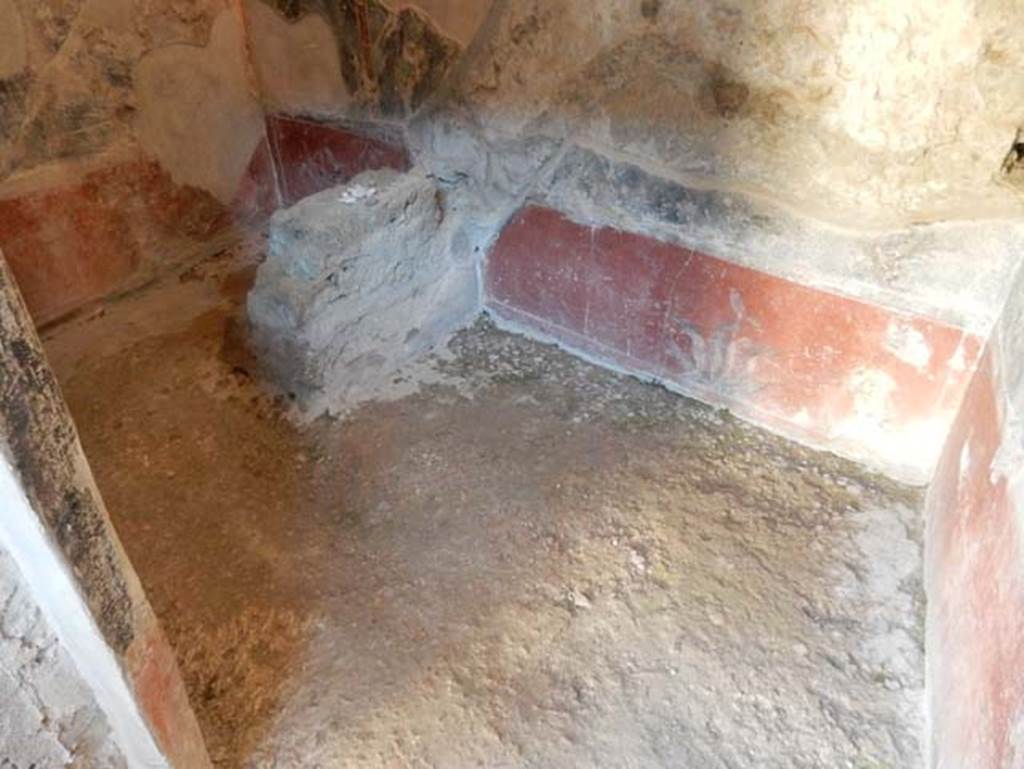 VII.2.45 Pompeii, May 2018. Looking west through doorway of room with stairs to upper floor.
Photo courtesy of Buzz Ferebee.
