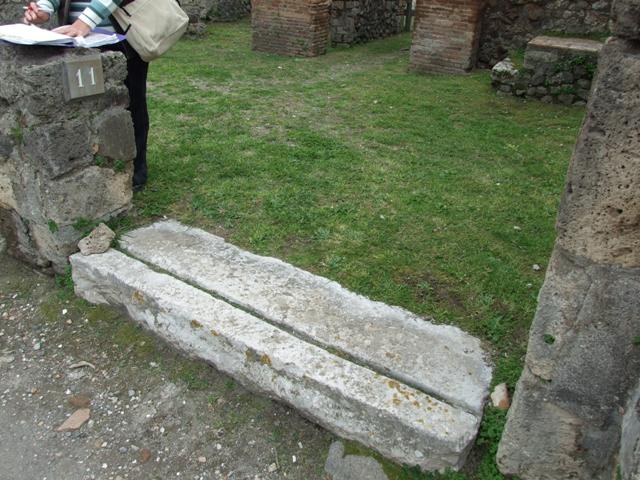 VII.3.11 Pompeii. May 2006. Niche in west wall. 

