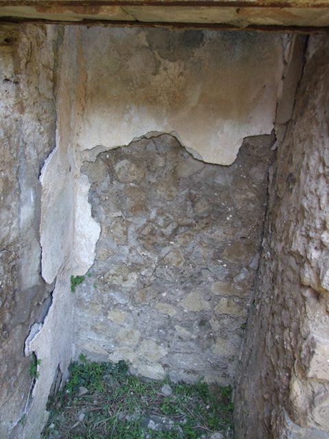 VII.3.29 Pompeii.  March 2009.  Room 5.  Cupboard in north west corner of atrium.