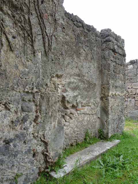 VII.4.31 Pompeii.  March 2009.  Room 4. Cubiculum.  West wall.