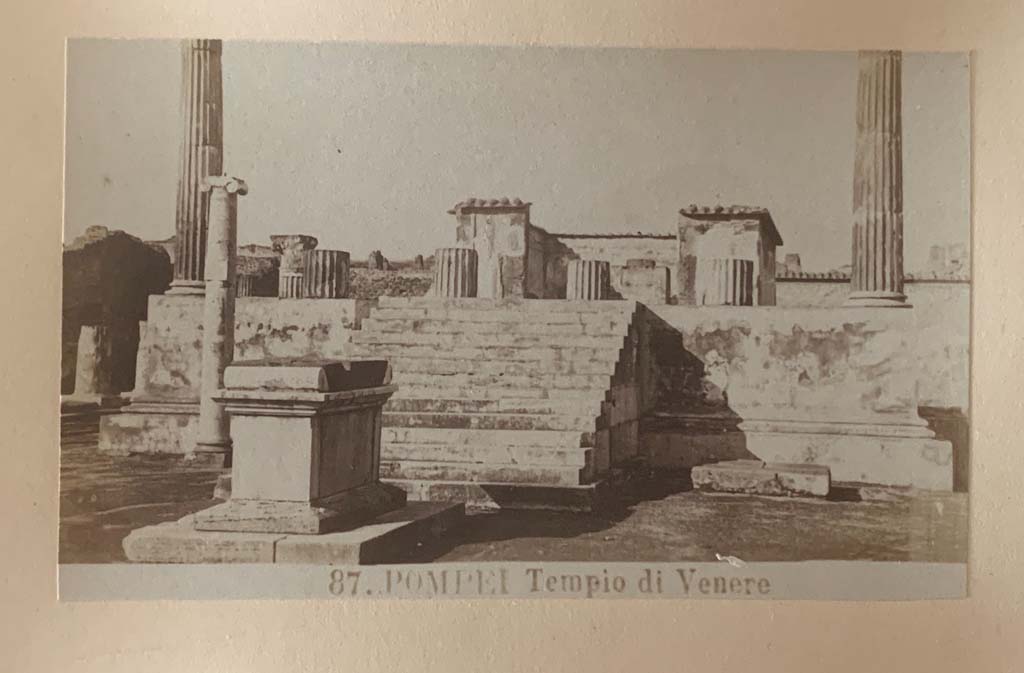VII.7.32 Pompeii. From an album dated 1882. Looking north from east side. Photo courtesy of Rick Bauer.