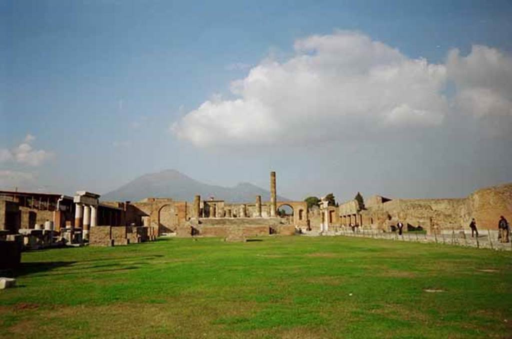 VII.8 Pompeii Forum. November 2008. Looking north. Photo courtesy of Rick Bauer.