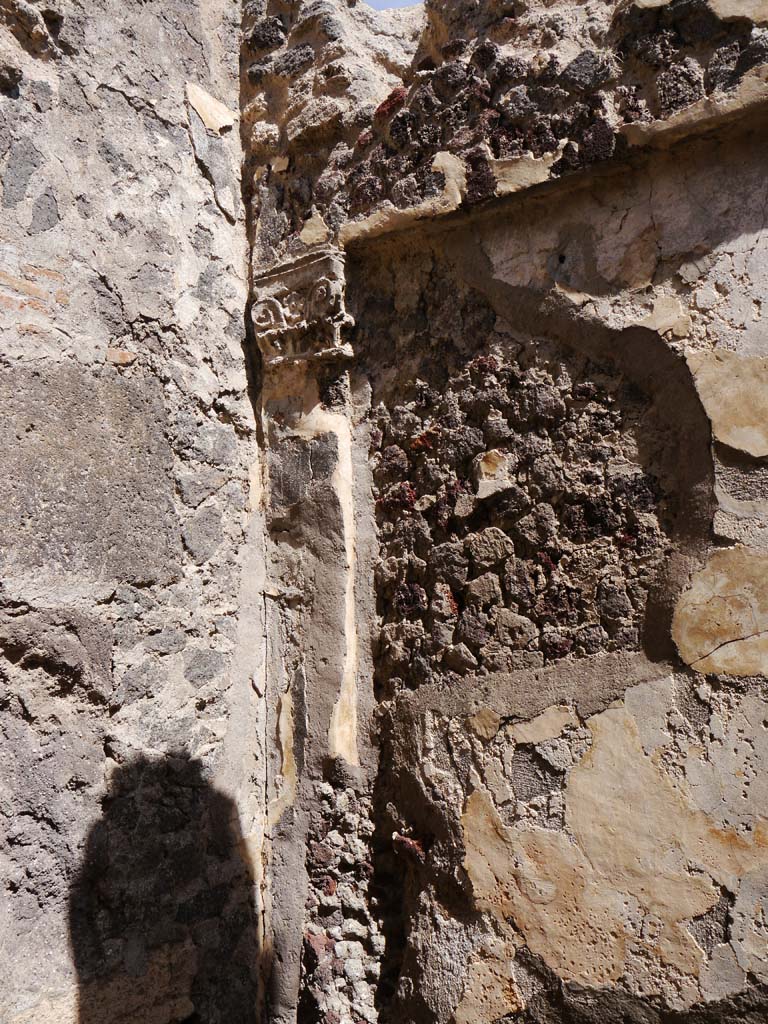 VII.8.01 Pompeii. September 2018. North-east corner.
Foto Anne Kleineberg, ERC Grant 681269 DÉCOR.


