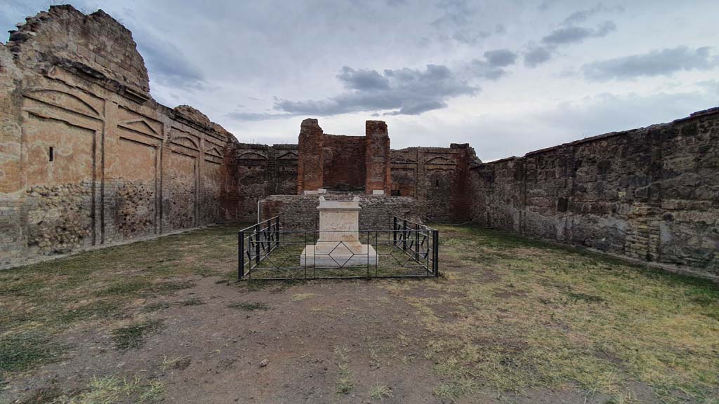 VII.9.2 Pompeii. January 2023. Looking east across Temple, from entrance. Photo courtesy of Johannes Eber.