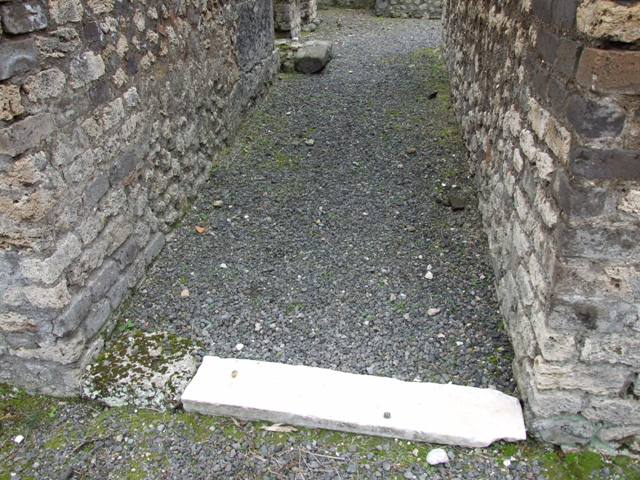 VII.14.5 Pompeii.  March 2009.  Room 15.  Corridor leading south to kitchen area.  