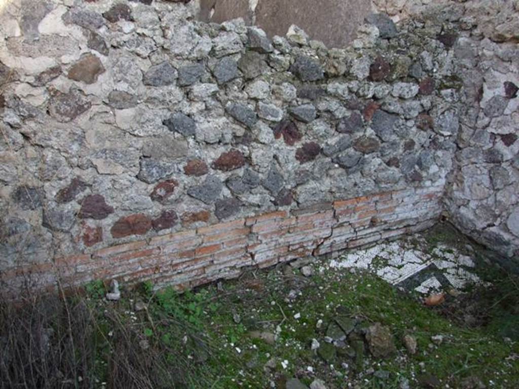 VII.16.15 Pompeii. December 2007. Room 11, east wall of middle cubiculum.