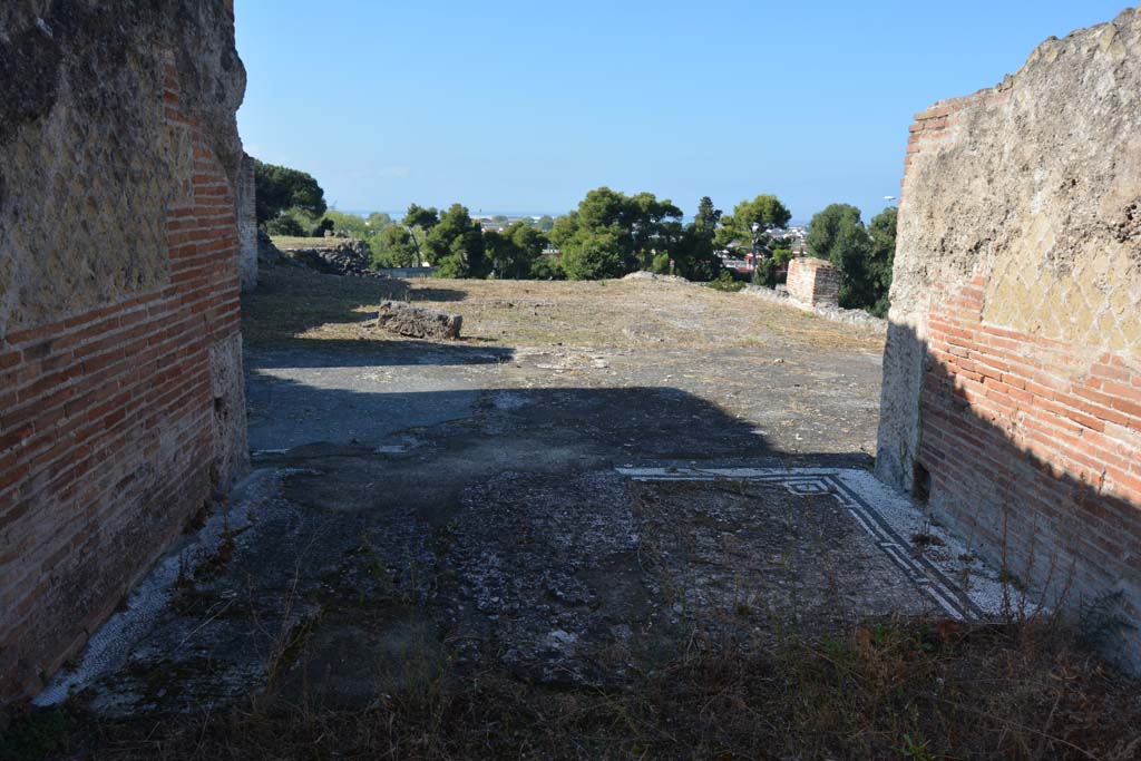VII.16.15 Pompeii. October 2019. Room 1, looking west across mosaic in entrance corridor/fauces.
Foto Annette Haug, ERC Grant 681269 DCOR.
