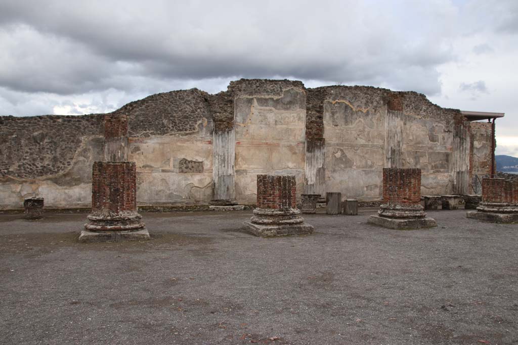 VIII.1.1 Pompeii, October 2020. Basilica, looking towards south wall. Photo courtesy of Klaus Heese.