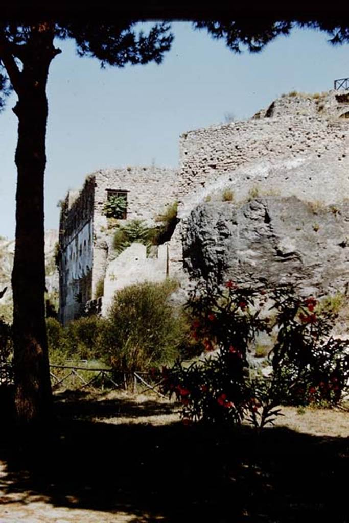 VIII.2.20 Pompeii. September 2015. Rear of Sarno baths, looking north-west.
