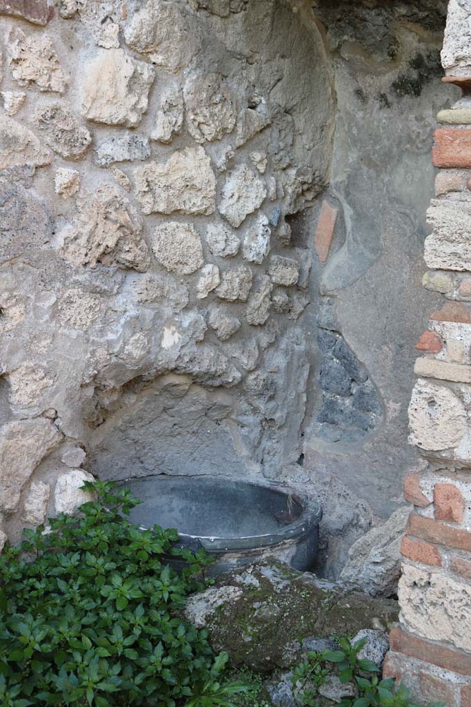 VIII.6.3, Pompeii. December 2018. 
Is this the well, as mentioned on page 136, above. Photo courtesy of Aude Durand.
See Bullettino dellInstituto di Corrispondenza Archeologica (DAIR), 1884, p.136.


