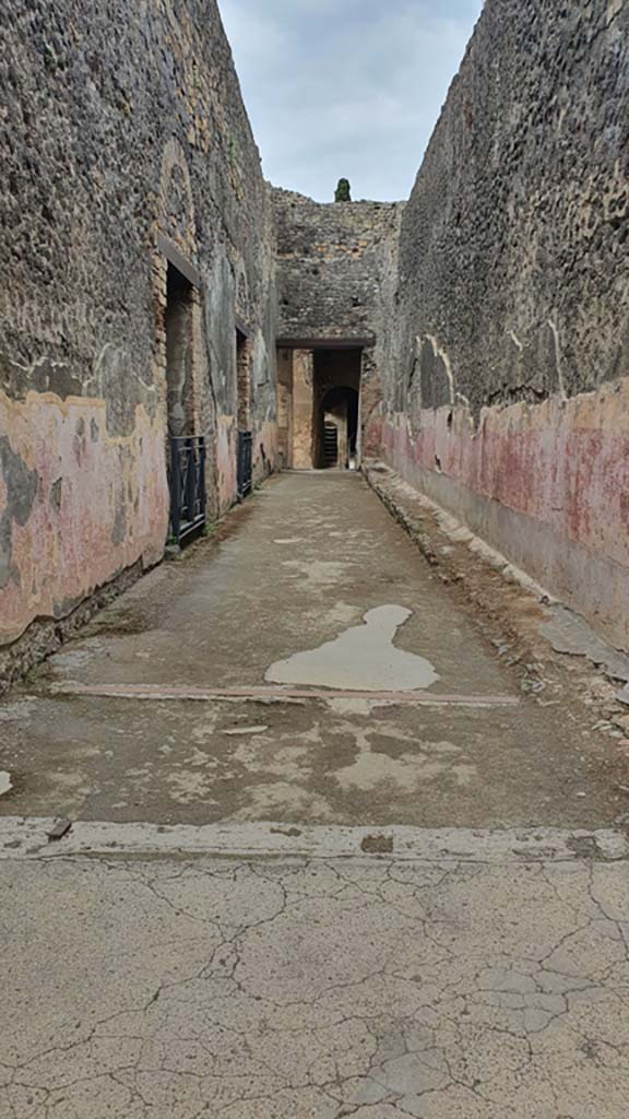 VIII.7.20 Pompeii. August 2021. Looking west along entrance corridor.
Foto Annette Haug, ERC Grant 681269 DÉCOR.

