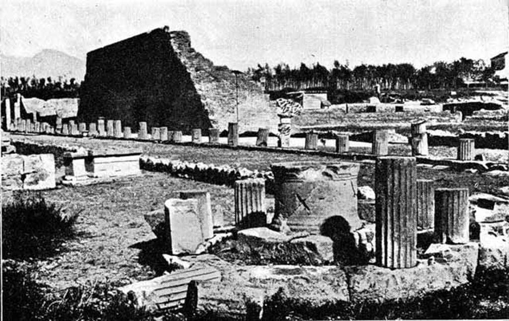 VIII.7.32 Pompeii Triangular Forum. c.1880s. Tholos looking north-east. 
Photo courtesy of Rick Bauer.
