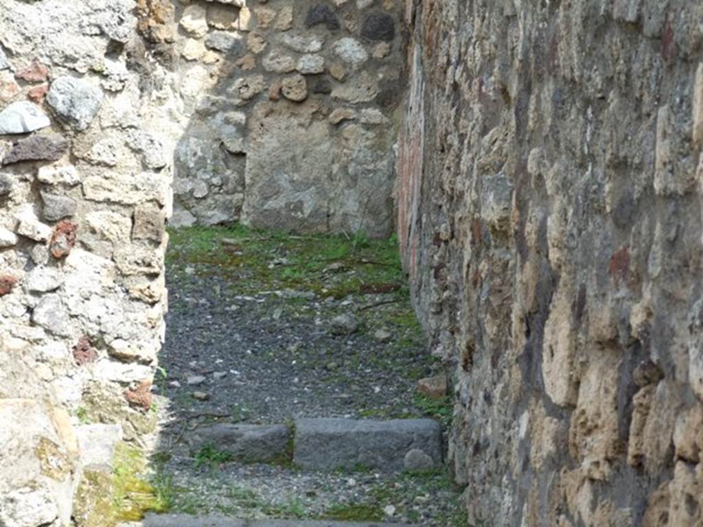 IX.1.1 Pompeii. March 2009. Doorway to rear room.
