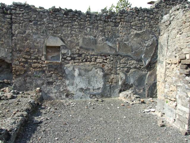 IX.2.18 Pompeii. March 2009.  Room 11. Garden area. South side of East Portico.

