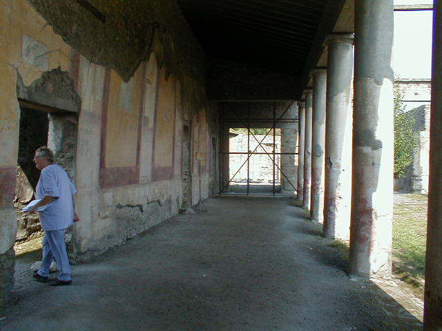 IX.8.6 Pompeii. March 2009.  Doorway to Room 21.