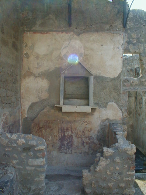 IX.8.6 Pompeii. March 2009.  South west corner of Portico. Looking north east.