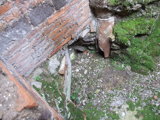 IX.9.c Pompeii.  March 2009.  Looking east along entrance fauces towards garden.