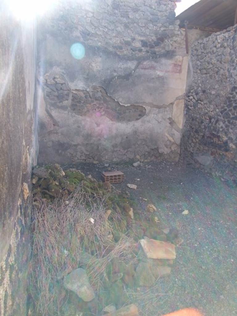 IX.9.d Pompeii. March 2009. Room e, west wall of triclinium.  