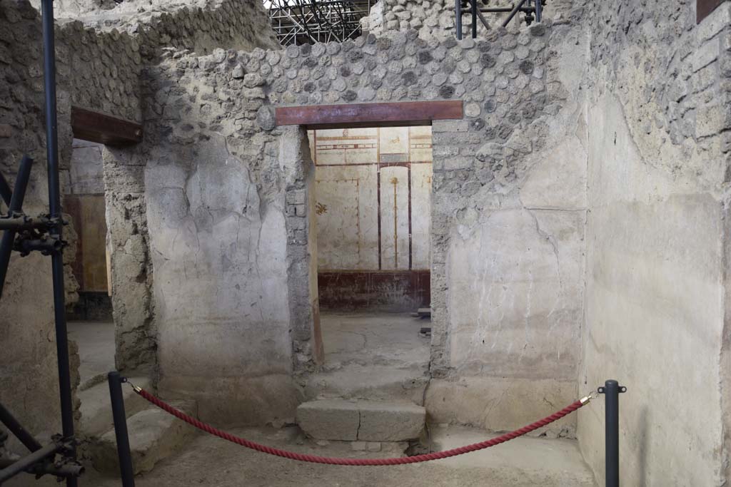 IX.12.6 Pompeii. February 2017. 
Looking north in Room 13, towards doorway to room 2, in centre, with doorway to room 1, on left. Photo courtesy of Johannes Eber.

