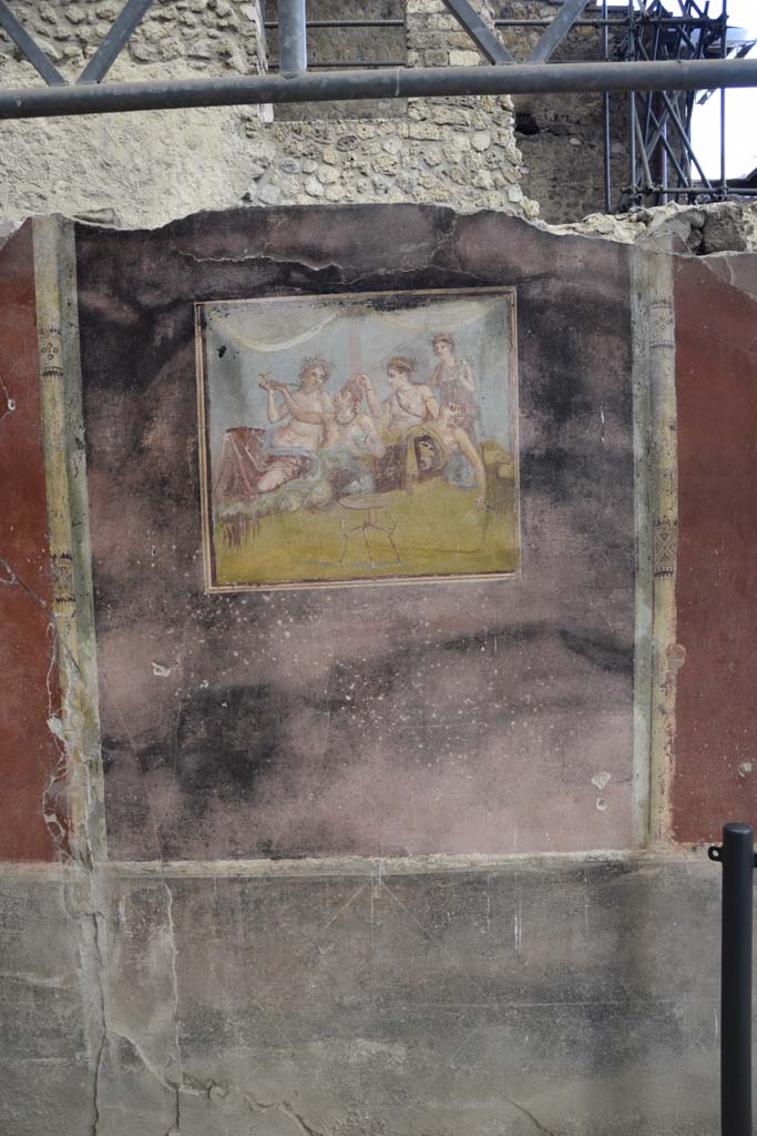 IX.12.6 Pompeii. February 2017. Room 3, east wall. Photo courtesy of Johannes Eber.