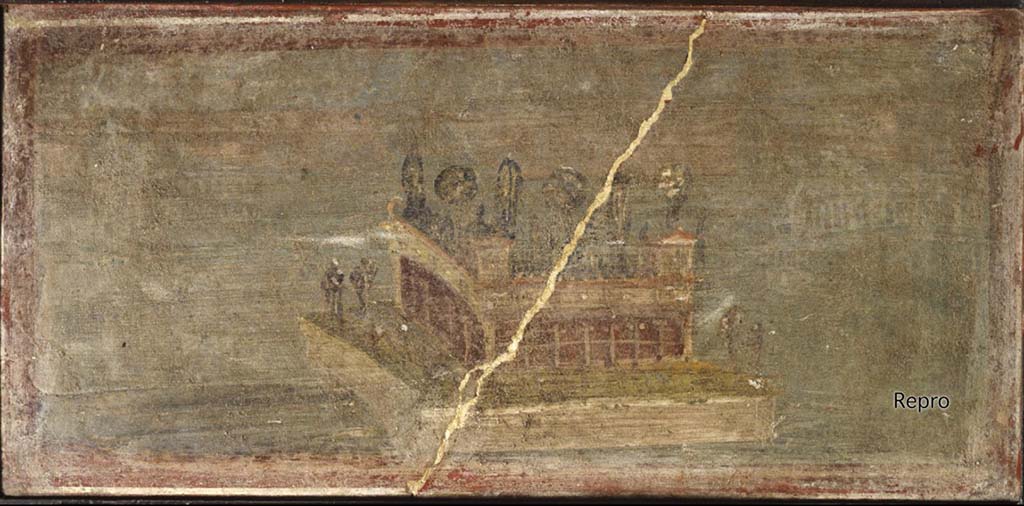 HGW24 Pompeii.  Architectural landscape.
DAIR Repro_609618. Photo © Deutsches Archäologisches Institut, Abteilung Rom, Arkiv. 
Now in Naples Archaeological Museum. Inventory number 9434.
